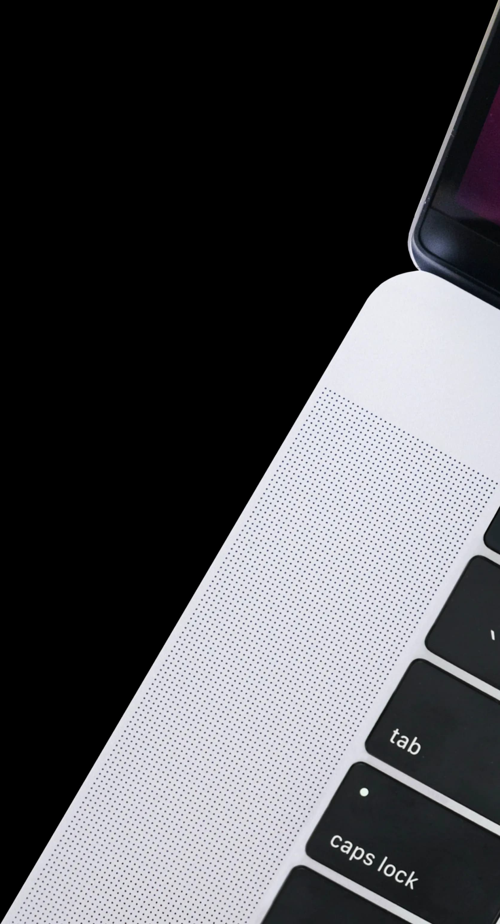 Background image illustrating a laptop